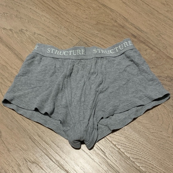 Structure Other - Vintage 90’s Structure Gray Ribbed Knit Brief